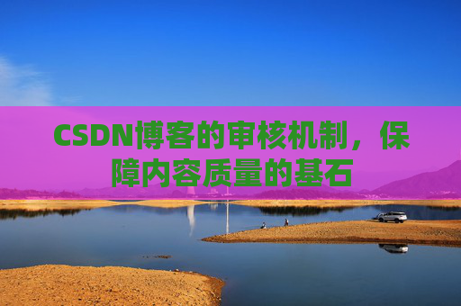 CSDN博客的审核机制，保障内容质量的基石
